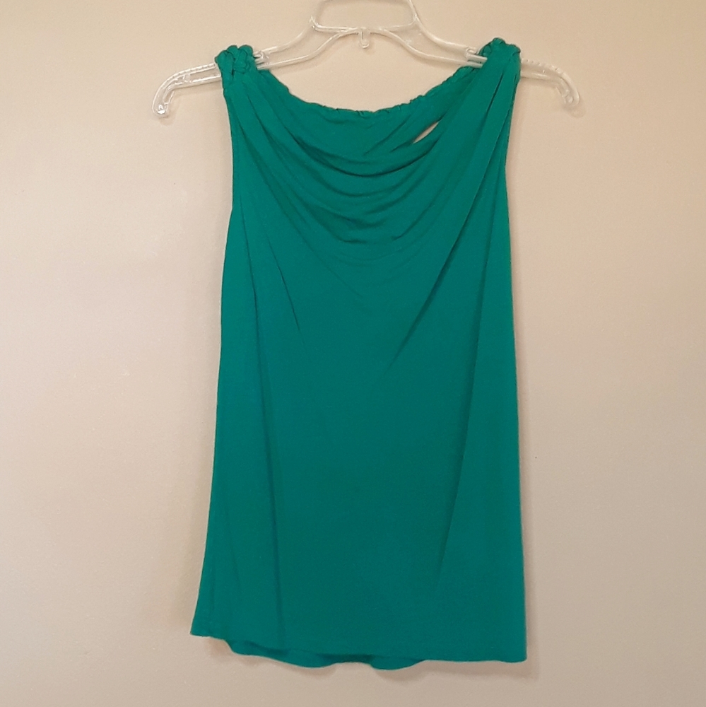 EUC XS Sea Green Tank Top Blouse